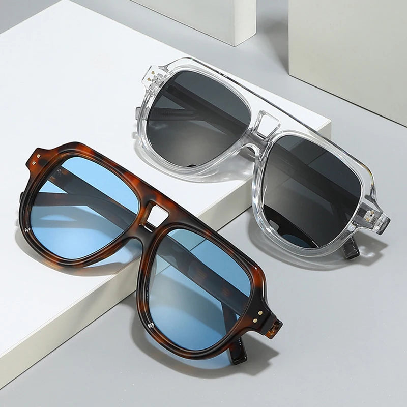 Polarisierte Sonnenbrille mit Doppelsteg – UV400