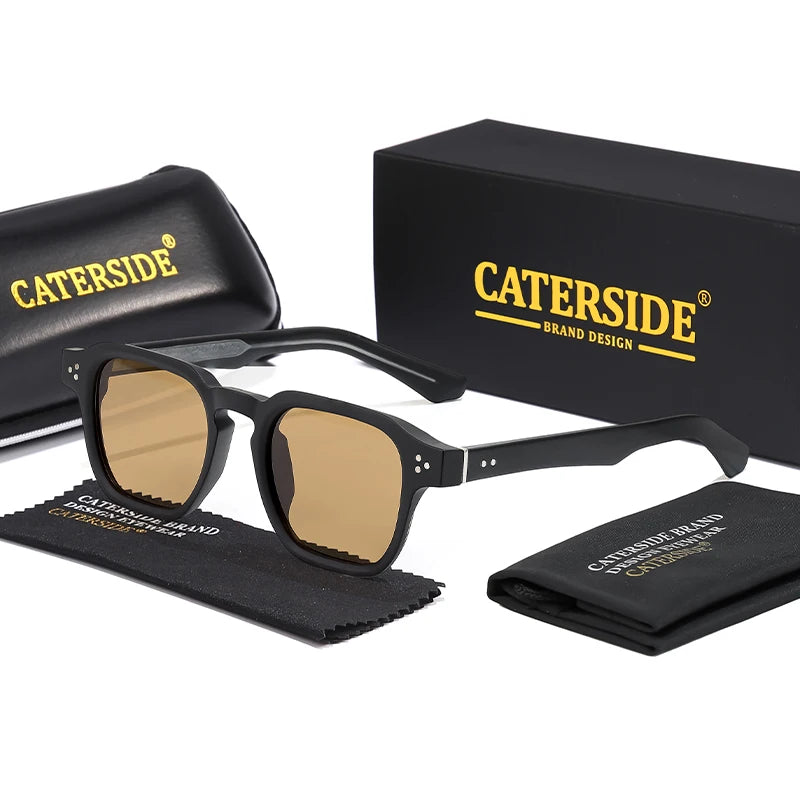 Sonnenbrille mit transparentem Rahmen – UV400