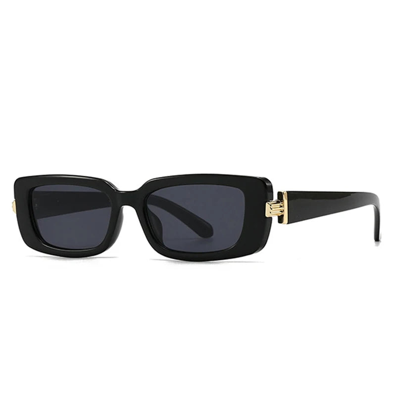 Retro Rechteck-Sonnenbrille - UV400