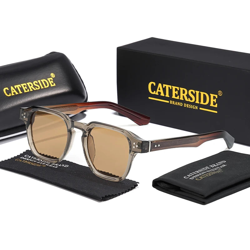 Sonnenbrille mit transparentem Rahmen – UV400