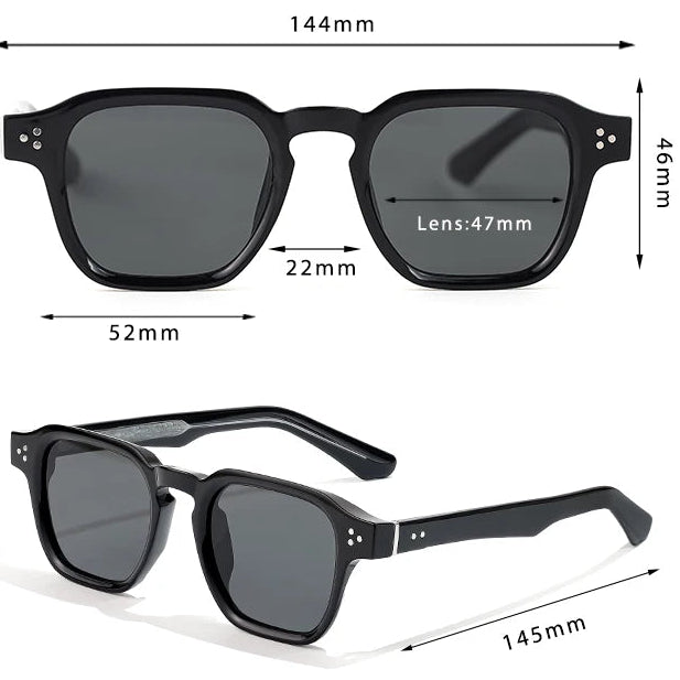 Quadratische Sonnenbrille - UV400