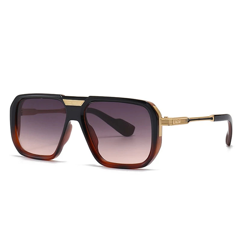 Elegante Retro Square Sonnenbrille – UV400