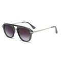Square Sonnenbrille mit Doppelsteg – UV400
