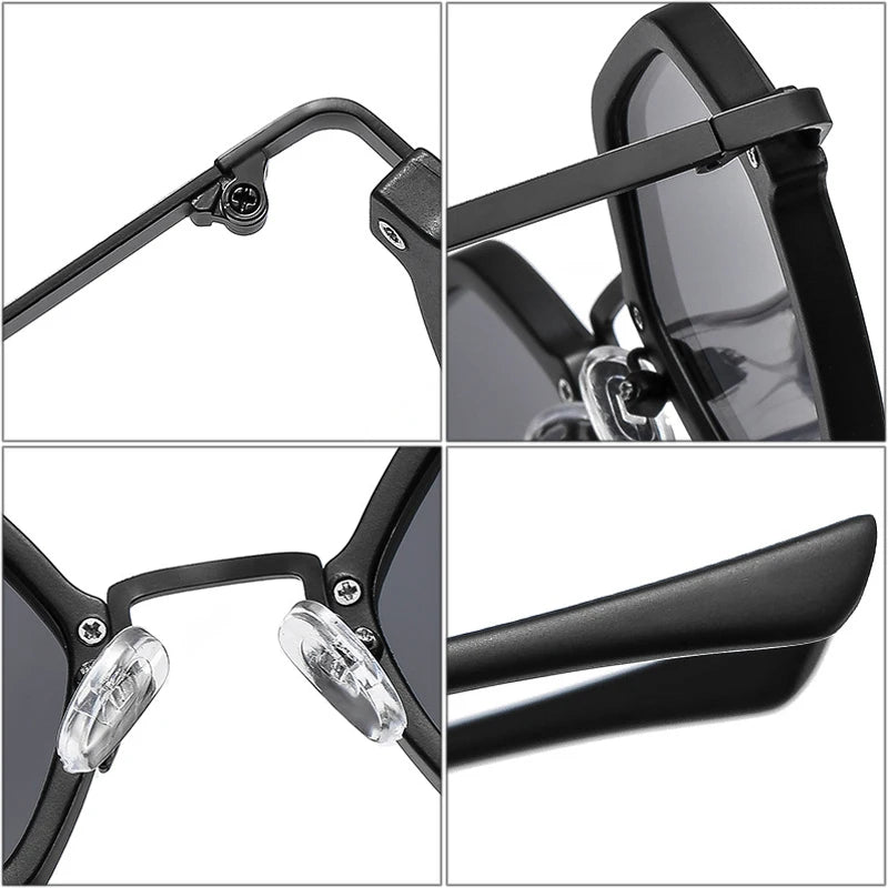 Geometrische Sonnenbrille - UV400