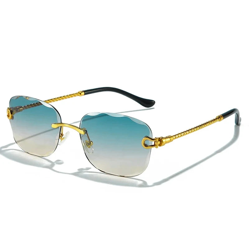 Rahmenlose Polarisierte Sonnenbrille – UV400