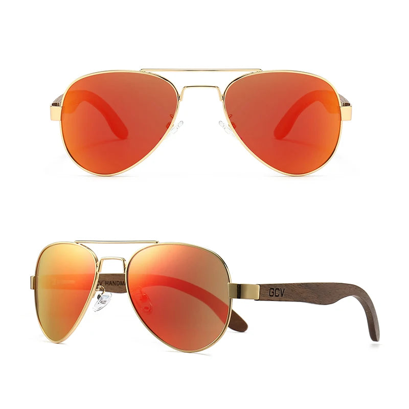 Sonnenbrille aus Walnussholz – Polarisiert & UV400