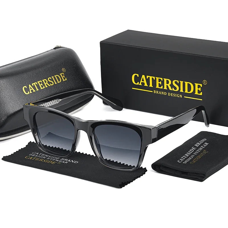 Quadratische Designer-Sonnenbrille – UV400