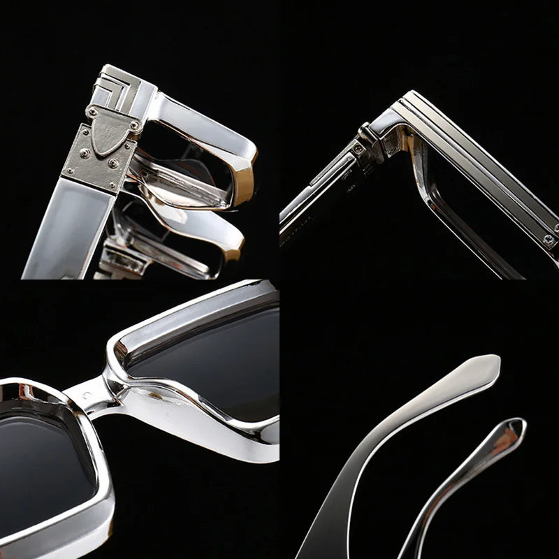 Retro Square Sonnenbrille - UV400