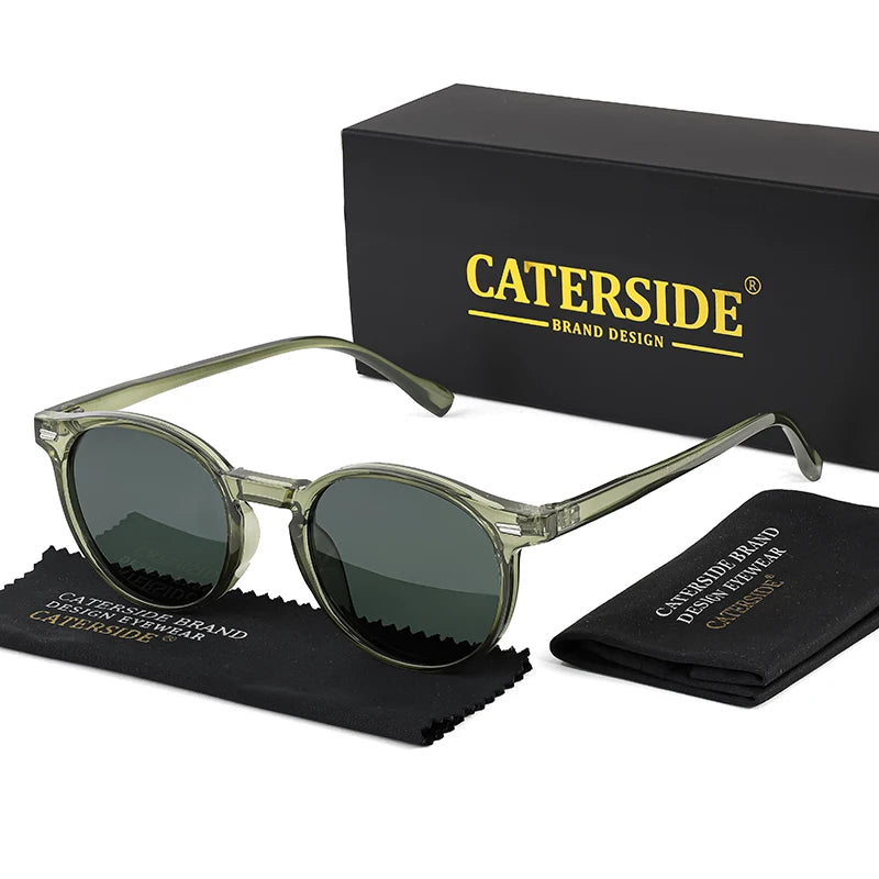 Runde Retro Polarisierte Sonnenbrille – UV400