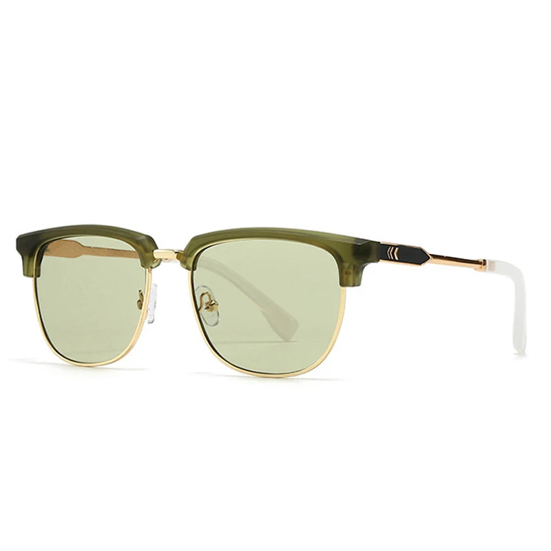 Quadratische Retro-Sonnenbrille – UV400