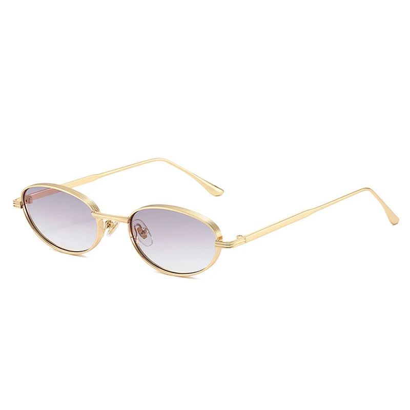 Vintage Oval Sonnenbrille – UV400