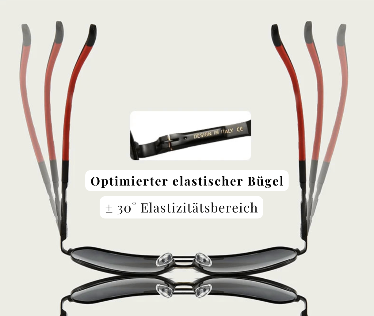 Sonnenbrille mit Aluminiumrahmen – Polarisiert & UV400