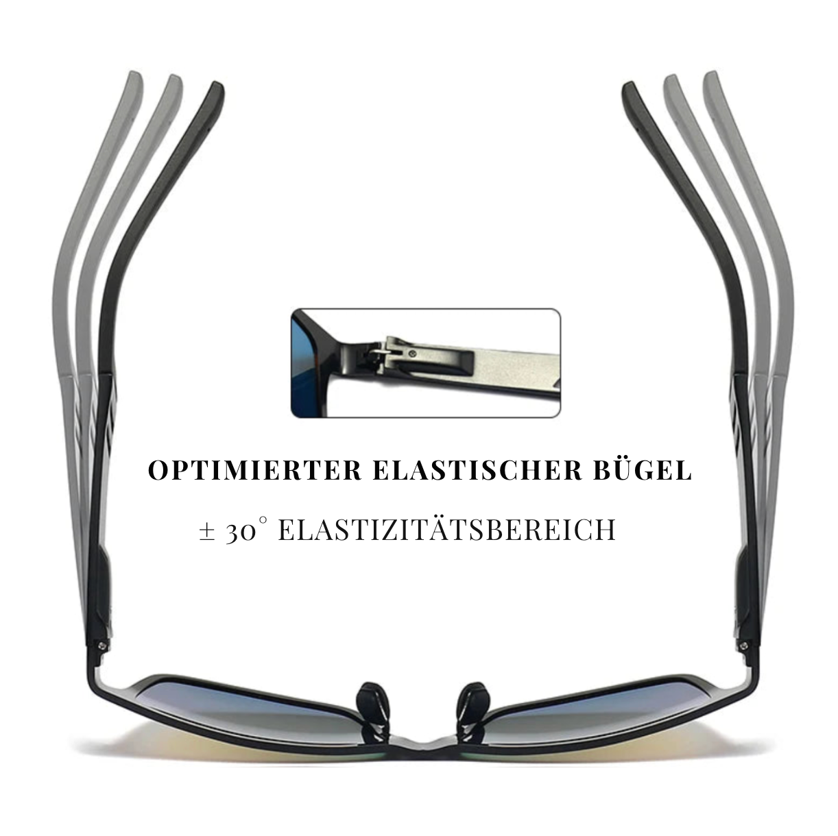 Sonnenbrille mit Aluminium-Magnesium-Rahmen – Polarisiert & UV400