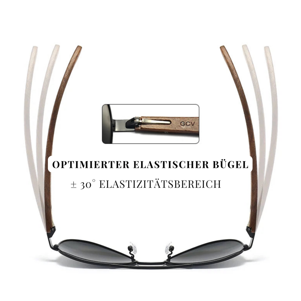 Sonnenbrille aus Walnussholz – Polarisiert & UV400