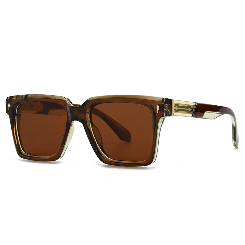 Vintage Square Sonnenbrille - UV400