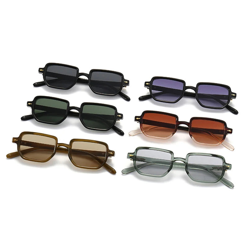 Retro Rectangle Sonnenbrille – UV400