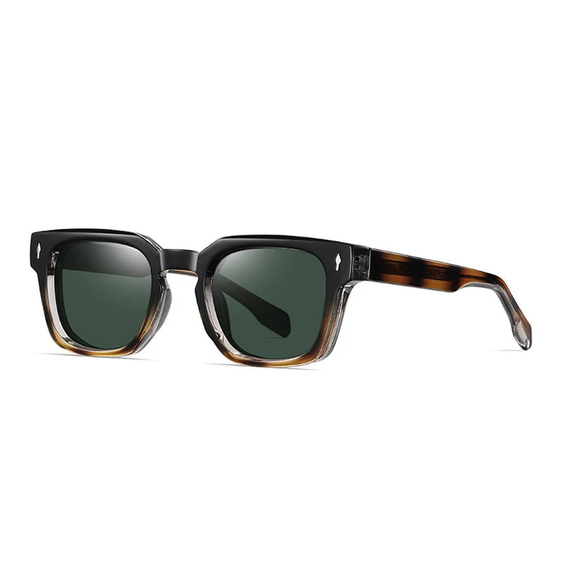 Polarisierte Retro Square Sonnenbrille - UV400