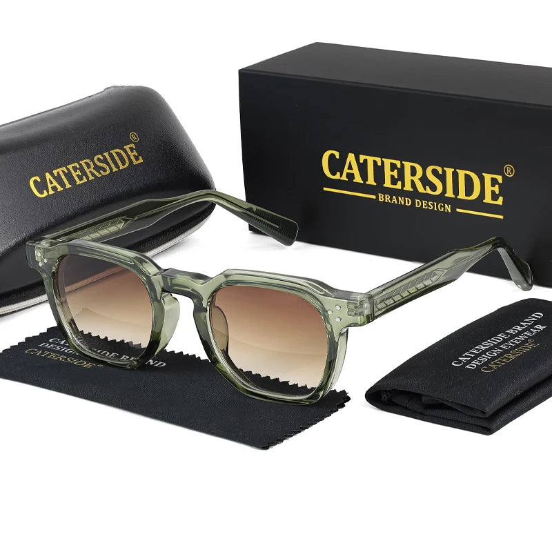 Quadratische Vintage-Sonnenbrille – UV400