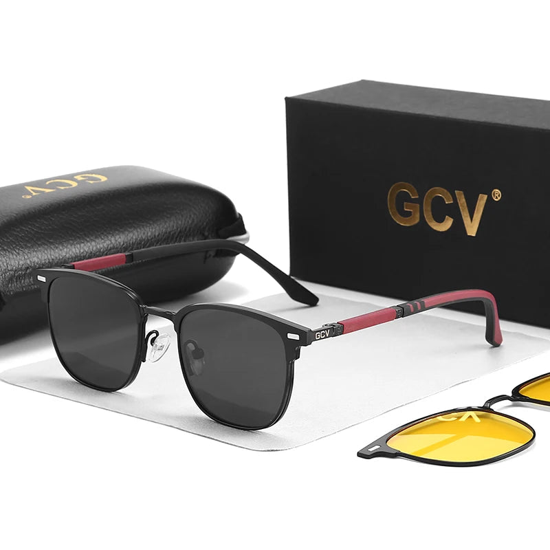 3-in-1 Magnetische Brille - Polarisiert & UV400