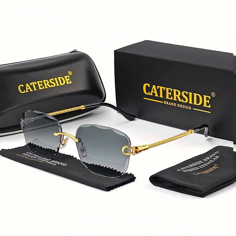 Rahmenlose Polarisierte Sonnenbrille – UV400