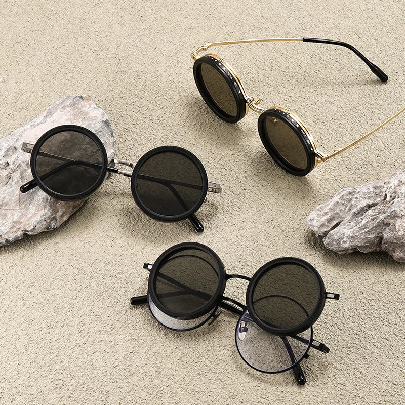 Magnetische Clip-On Sonnenbrille – Polarisiert & stufenlos dimmbar - UV400