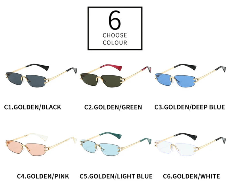Rahmenlose Sonnenbrille - UV400