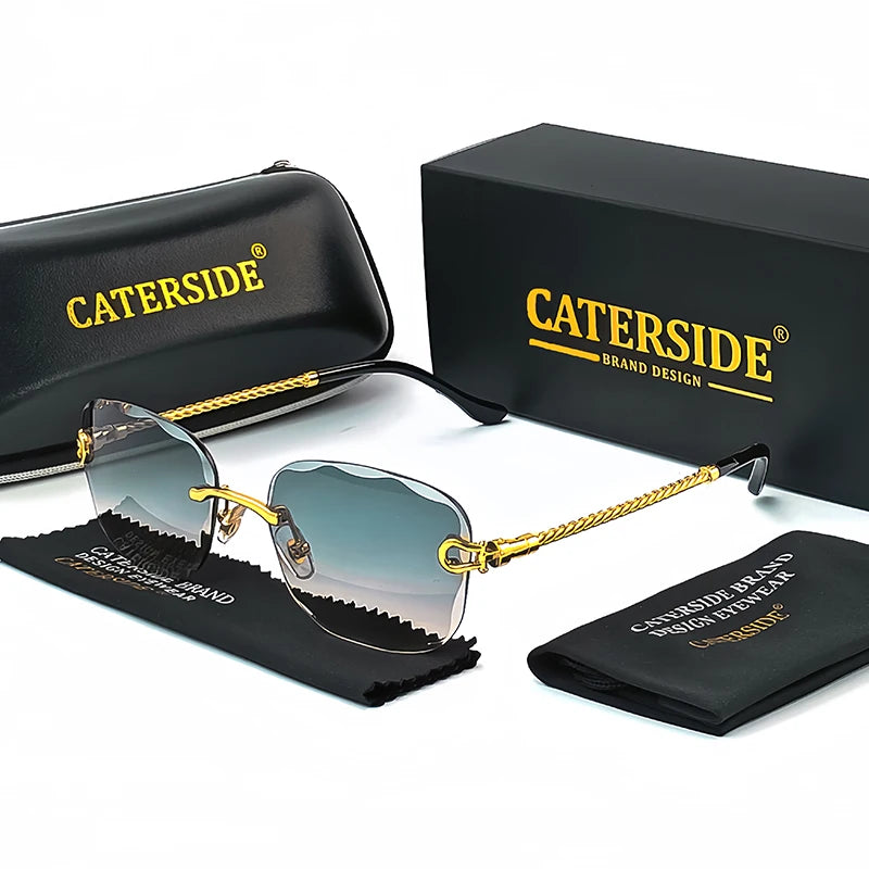 Rahmenlose Polarisierte Sonnenbrille – UV400