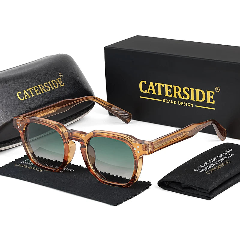 Quadratische Retro-Sonnenbrille – UV400