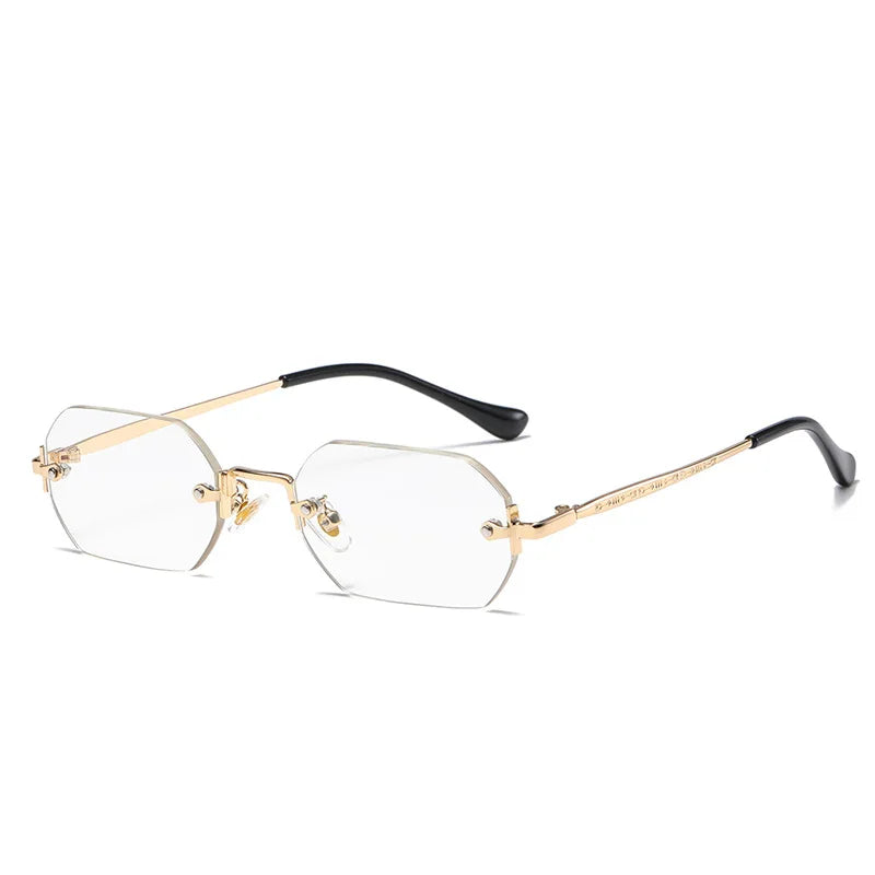 Gothic Rimless Sonnenbrille – UV400