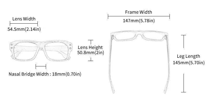 Acetat-Sonnenbrille - Polarisiert & UV400