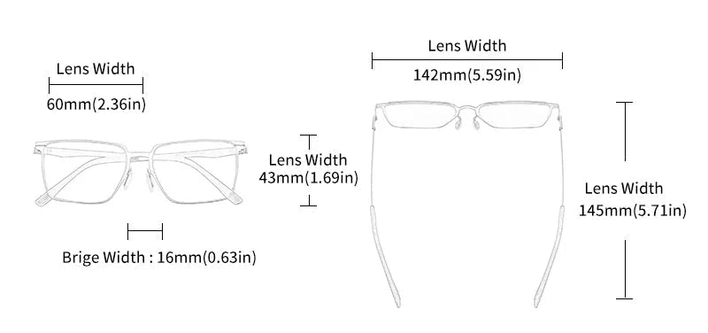 Sonnenbrille aus Aluminium-Magnesium – Polarisiert & UV400