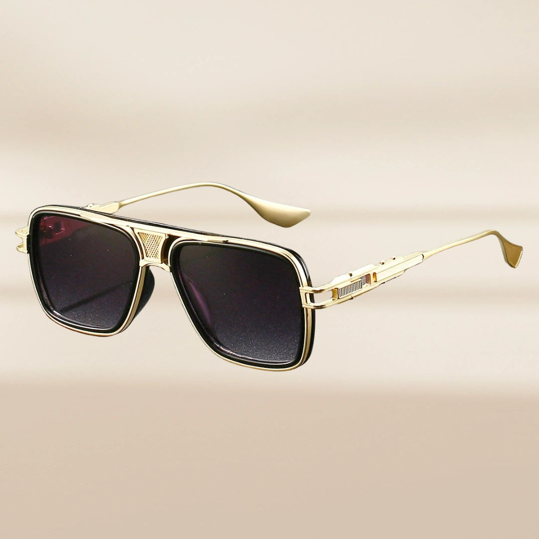 ALVÉRO Sonnenbrille – Gold – Rauchgrau Verlauf, UV400