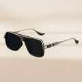 ALVÉRO Sonnenbrille – Silber – Tiefschwarz, UV400
