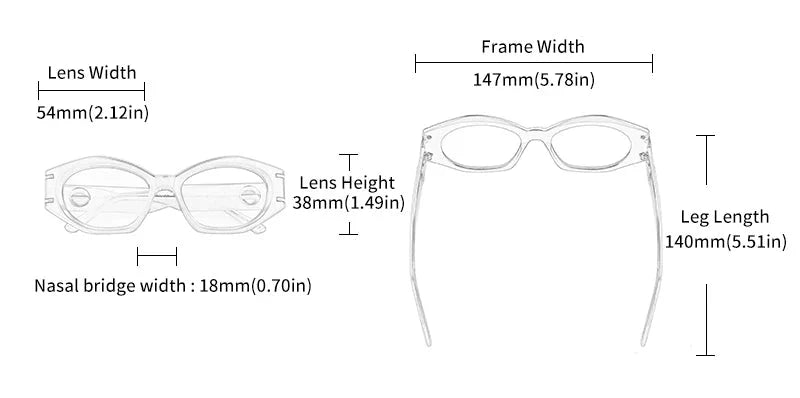 Cat-Eye Sonnenbrille aus Acetat – Polarisiert & UV400