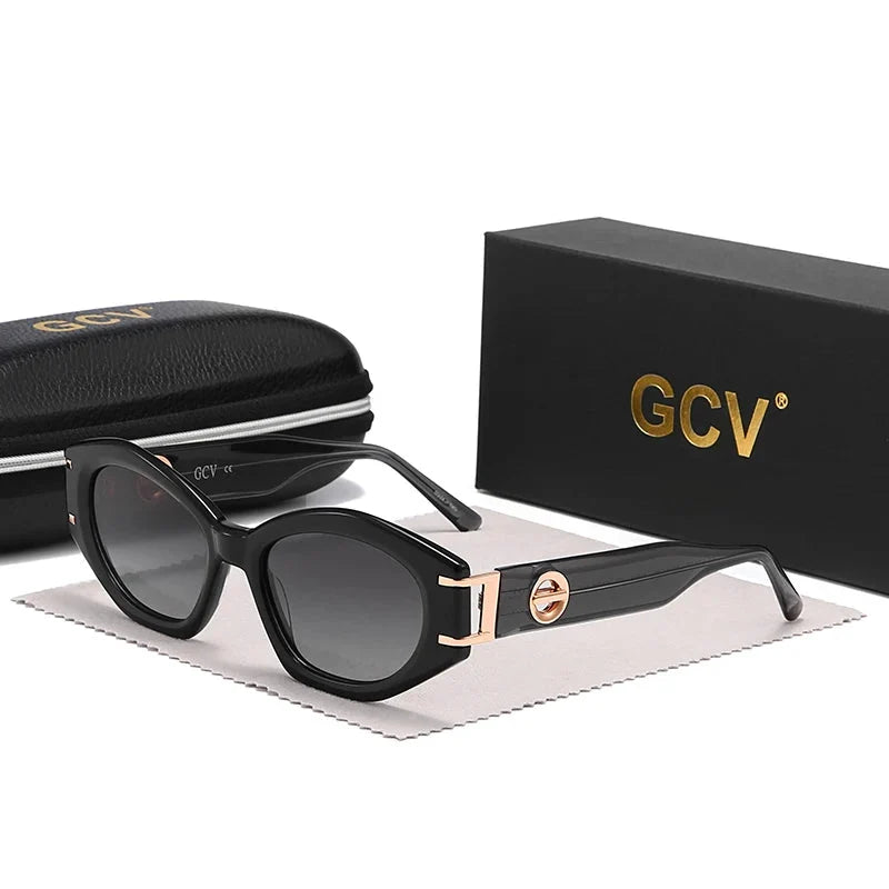 Cat-Eye Sonnenbrille aus Acetat – Polarisiert & UV400