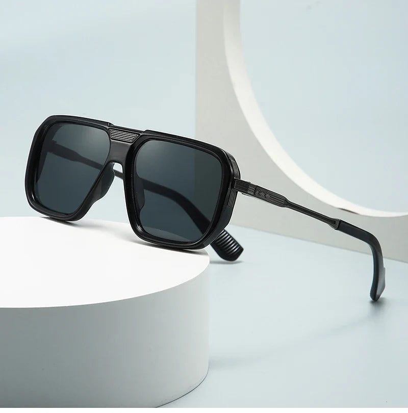 Elegante Retro Square Sonnenbrille – UV400