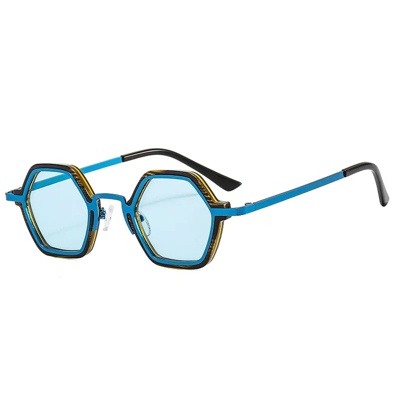 Geometrische Sonnenbrille - UV400