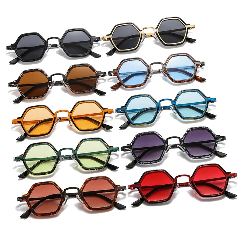 Geometrische Sonnenbrille - UV400