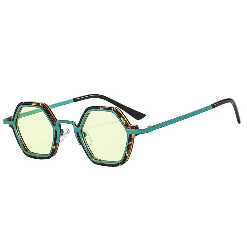 Geometrische Sonnenbrille - UV400