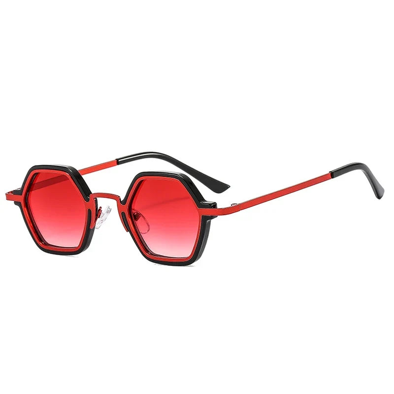 Geometrische Sonnenbrille - UV400