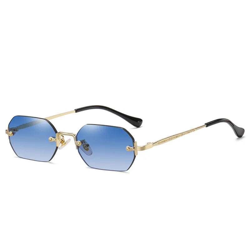 Gothic Rimless Sonnenbrille – UV400