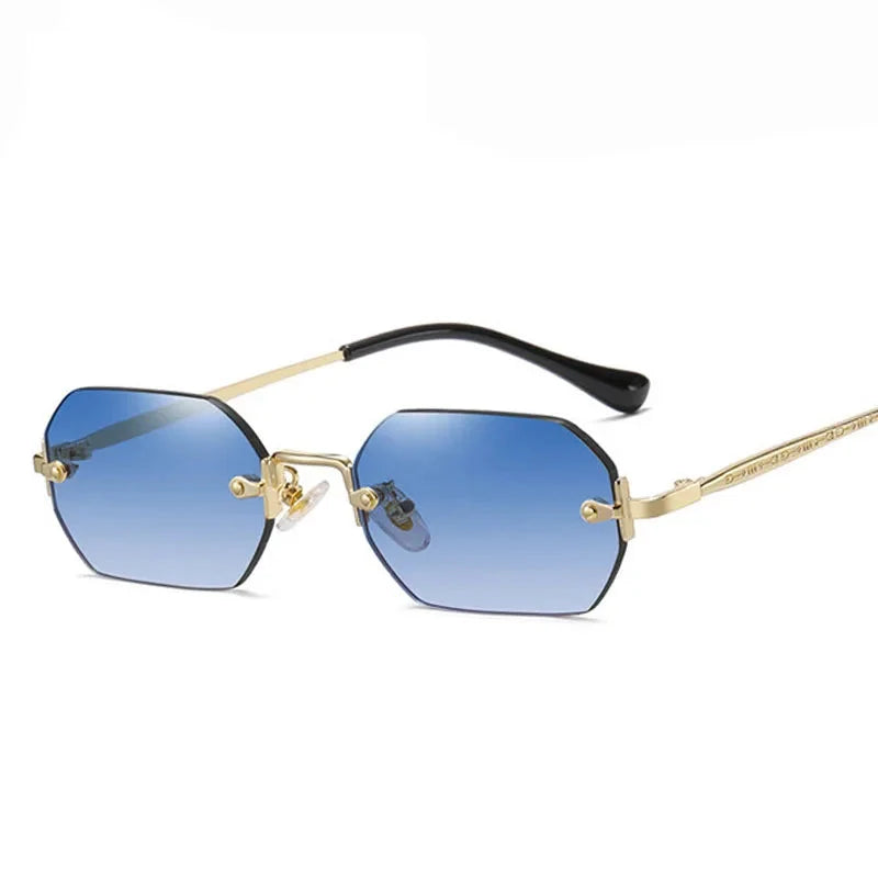 Gothic Rimless Sonnenbrille – UV400