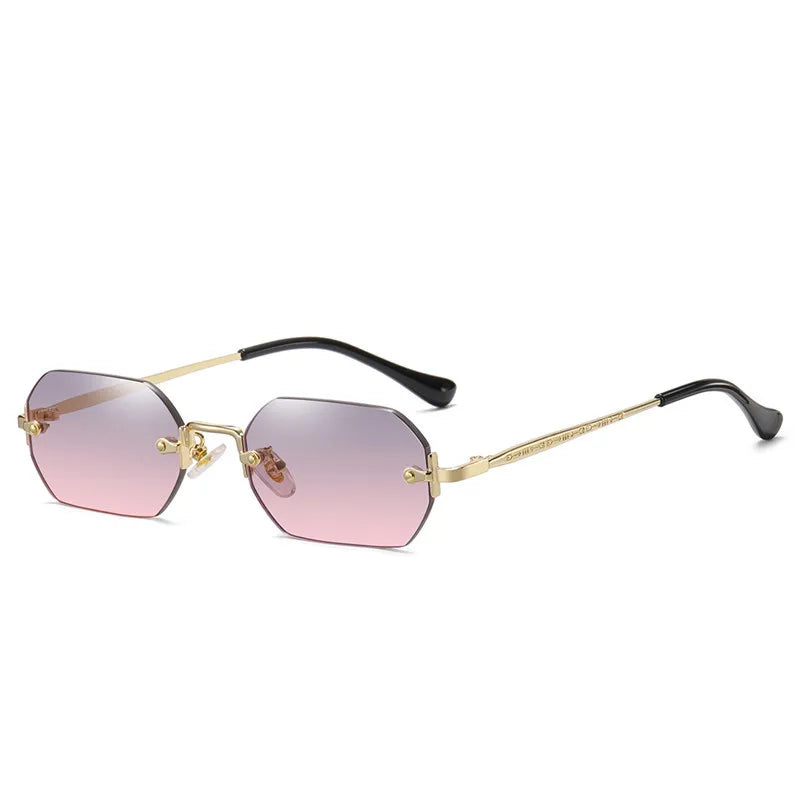 Gothic Rimless Sonnenbrille – UV400