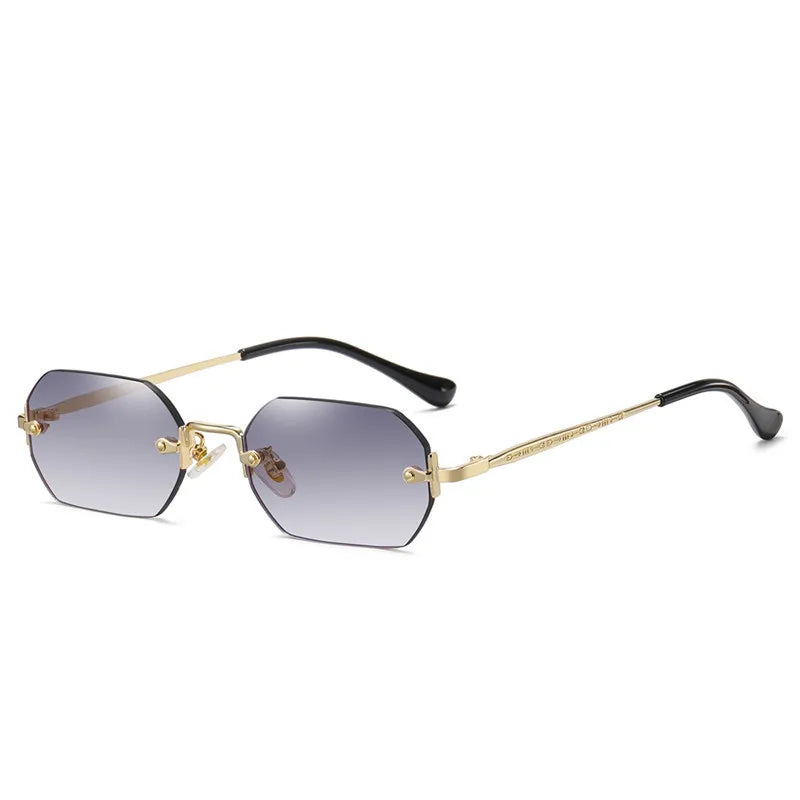 Gothic Rimless Sonnenbrille – UV400