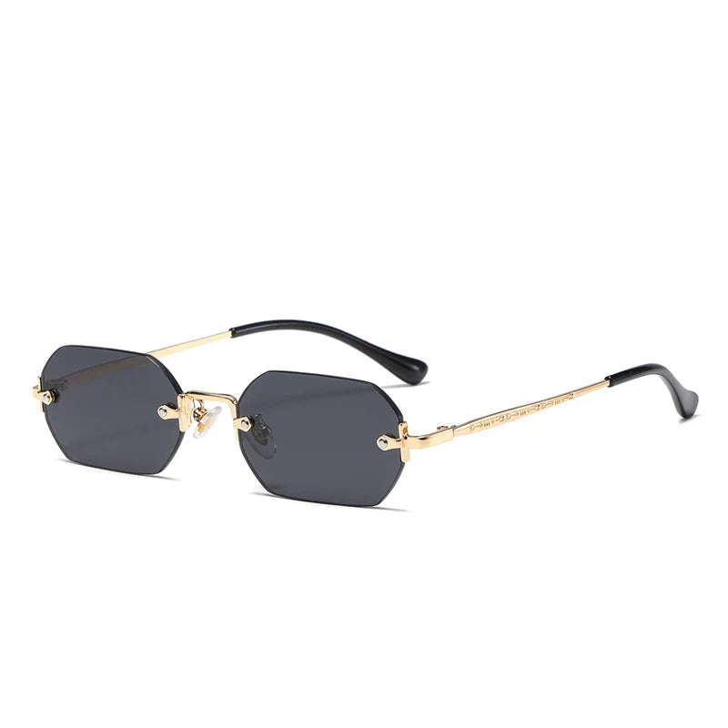 Gothic Rimless Sonnenbrille – UV400