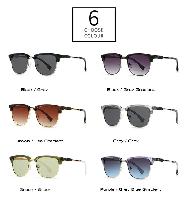 Klassische Quadratische Sonnenbrille – UV400
