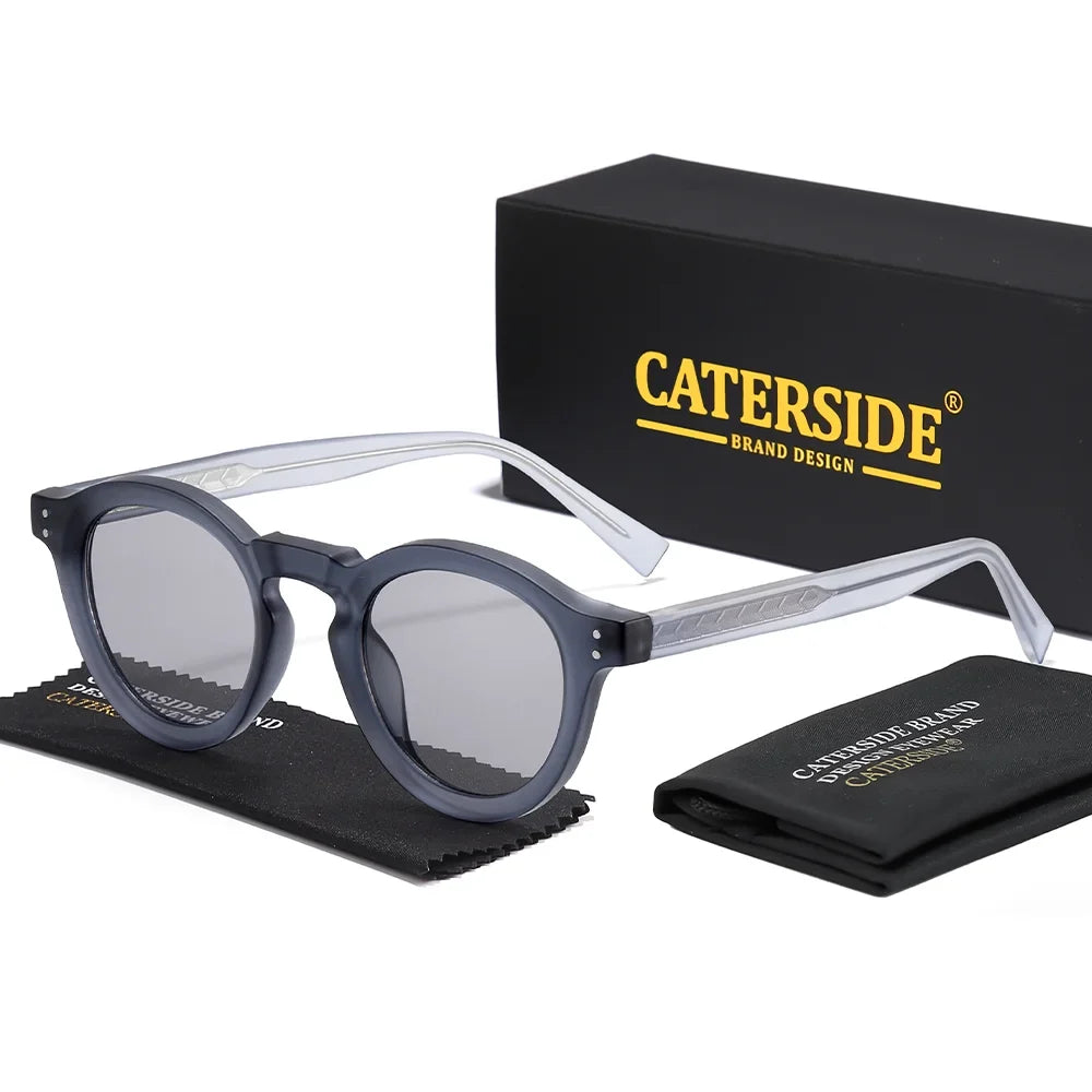 Klassische Runde Designer-Sonnenbrille – UV400