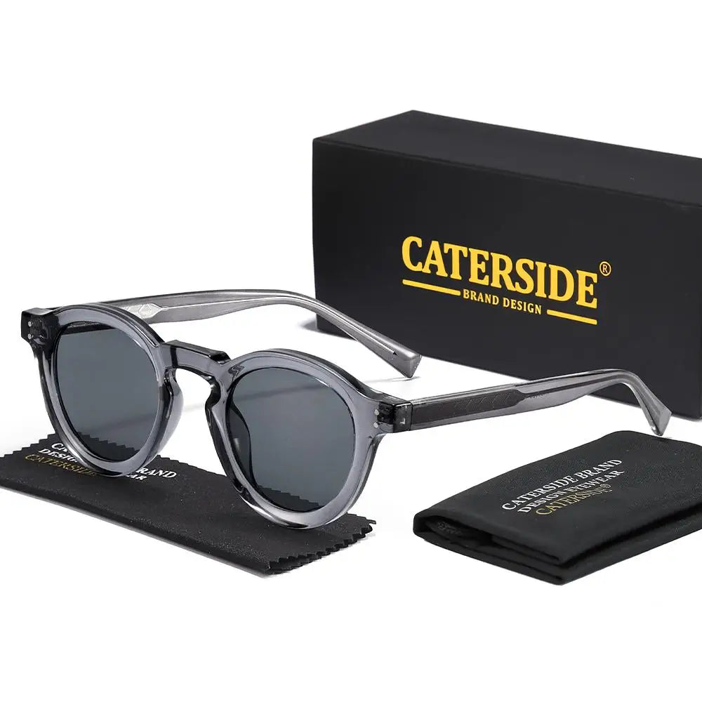 Klassische Runde Designer-Sonnenbrille – UV400