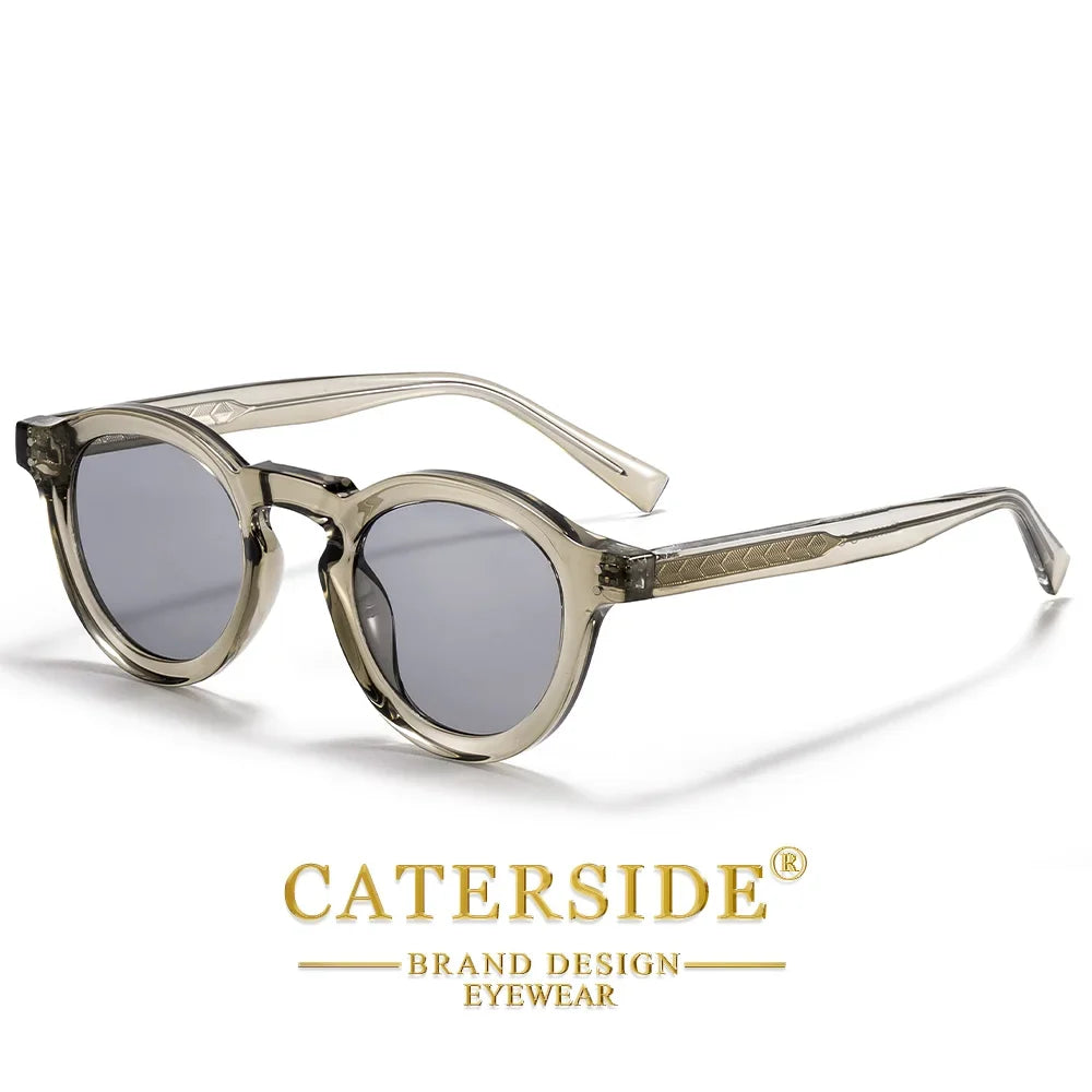 Klassische Runde Designer-Sonnenbrille – UV400