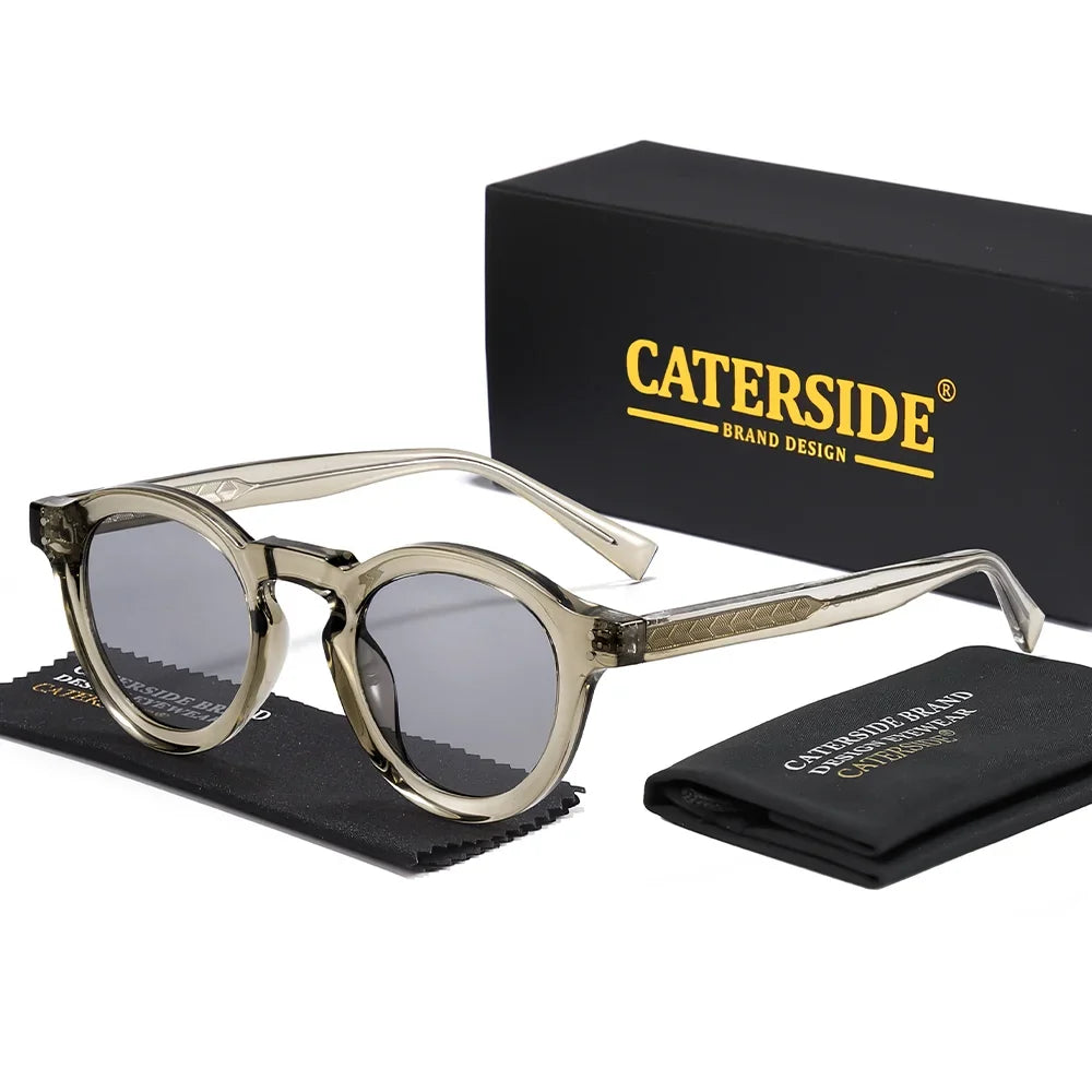 Klassische Runde Designer-Sonnenbrille – UV400